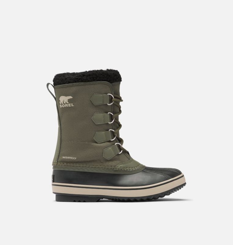 Mens Snow Boots Deep Green/Black - Sorel 1964 Pac™ Nylon - 034982-QND